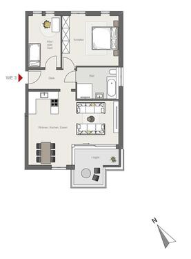 Foto - Etagenwohnung zur Miete in Mettmann