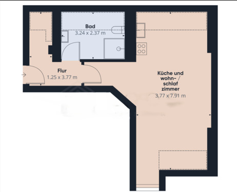 Foto - 1 Zimmer Dachgeschoßwohnung in Doberlug-Kirchhain