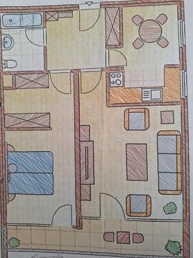 Foto - Wohnung zu Miete - 800,00&nbsp;EUR Kaltmiete, ca.&nbsp; 59,00&nbsp;m&sup2;