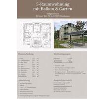 5 Raumwohnung mit eigenem Mietgarten und Balkon - Heidenau