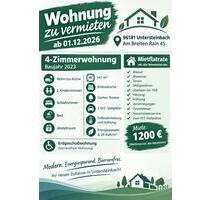 Wohnung ab 01.12.2026 in 96181 Untersteinbach Am Breiten Rain 45 - Rauhenebrach