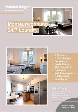 Foto - Mitarbeiter Unterkunft Ferienwohnung Pendler Serviced Apartment