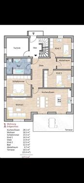 Foto - Wohnung Erdgeschoss mit Garten und Garage zu vermieten Karlshuld