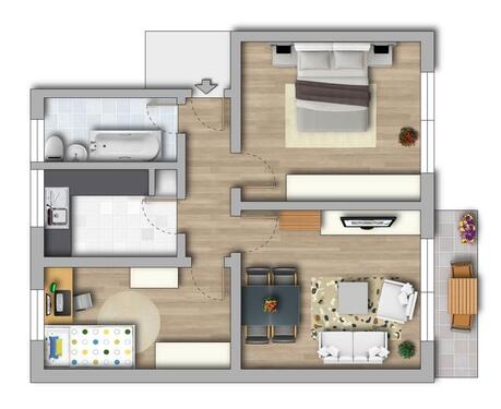 Foto - 3 Zimmer Erdgeschoßwohnung zur Miete in Halle (Saale)
