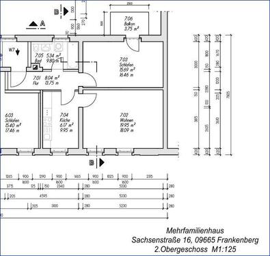 Foto - 2- Raumwohnung mit Balkon im 2.OG evtl. mit Ebk