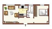 Foto - 2 Zimmer Etagenwohnung zur Miete in Duisburg