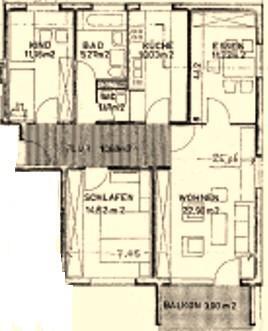 Foto - 4 Zimmer Etagenwohnung zur Miete in Bad Schussenried