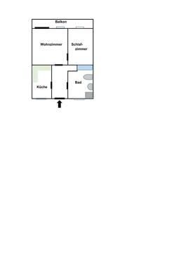 Foto - 2 Zimmer Erdgeschoßwohnung zur Miete in Marienberg