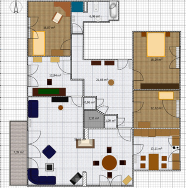 Foto - Erdgeschosswohnung - 1.100,00 EUR Kaltmiete,