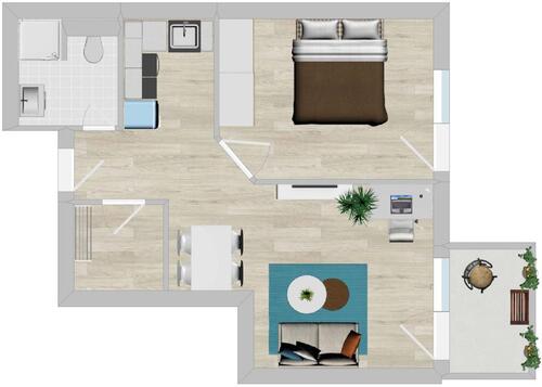 Foto - 2 Zimmer - Studentenwohnung - 5min zur Uni