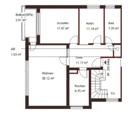 Foto - 3-Zimmer-Wohnung im Erdgeschoss in Horn
