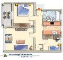 3-Zimmer Erdgeschosswohnung mit Balkon - Munster