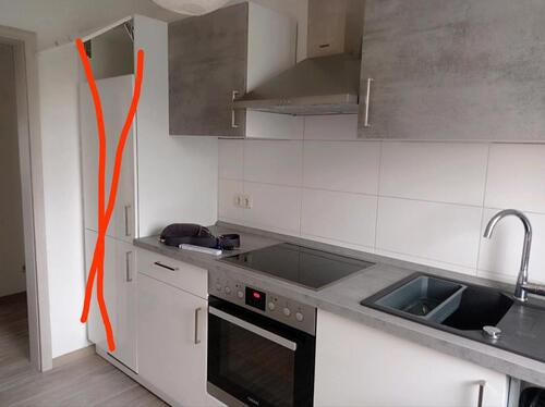 Foto - Einbauküche - 650,00&nbsp;EUR Kaltmiete, ca.&nbsp; 20,00&nbsp;m&sup2;&nbsp;Wohnfl&auml;che