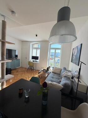 Foto - Voll möbliertes 2-Zimmer-Apartment, 2 Bäder, Balkon, Garten