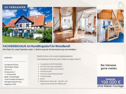 Foto - 15 Zimmer Bauernhaus, Landhaus zum Kaufen in Lemgow