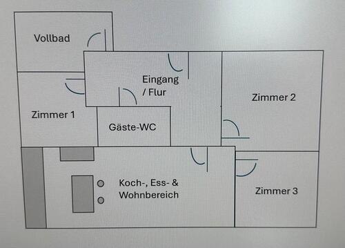 Foto - 4 Zimmer Etagenwohnung in Hamburg