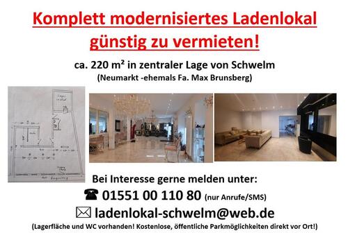 Foto - Komplett modernisiertes Ladenlokal (220qm) günstig zu vermieten!