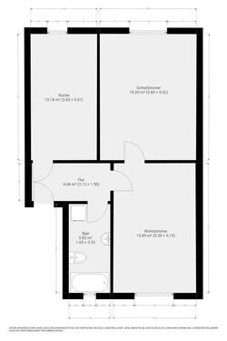 Foto - Sehr schöne helle 2 Raumwohnung mit Gartennutzung zu vermieten
