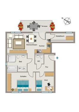 Foto - 3 Zimmer Etagenwohnung zur Miete in Bochum
