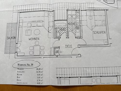 Foto - 2 Zimmer Etagenwohnung zum Kaufen in Schongau