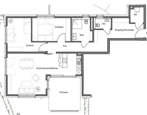 Foto - 3 Zimmer Erdgeschoßwohnung zur Miete in Wernau (Neckar)
