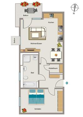 Foto - 2 Zimmer Etagenwohnung zur Miete in Bochum