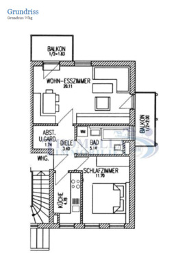 Foto - 2 Zimmer Etagenwohnung in Leegebruch