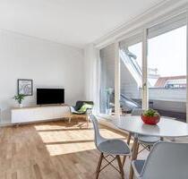 Möbliertes Apartment mit Balkon und Fußbodenheizung - Leipzig Mitte