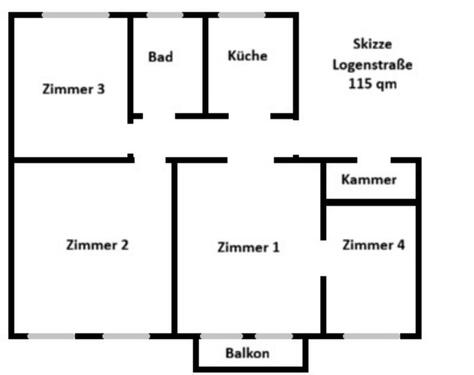 Foto - 4-Zimmer-Altbauwohnung, 115 qm, Logenstraße Lübben