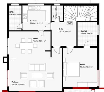 Foto - Maisonettewohnung - 1.450,00&nbsp;EUR Kaltmiete, ca.&nbsp; 160,00&nbsp;m&sup2;