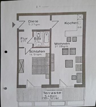 Foto - 2 Zimmer Etagenwohnung zur Miete in Fürstenzell