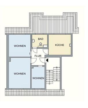 Foto - Helle 3-Raumwohnung, Südstadt Neubrandenburg