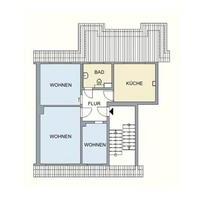 Helle 3-Raumwohnung, Südstadt Neubrandenburg