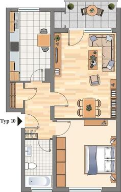 Foto - 2.5 Zimmer Etagenwohnung zur Miete in Hattingen