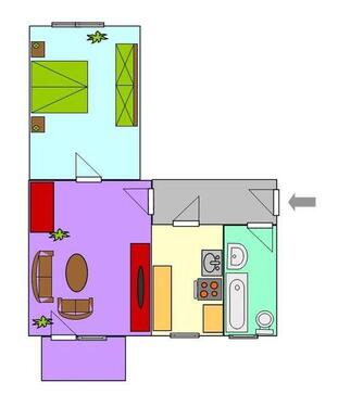 Foto - 2 Zimmer Etagenwohnung zur Miete in Zittau