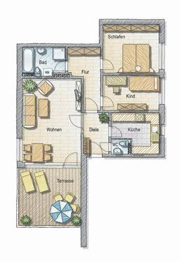 Foto - 3 Zimmer Etagenwohnung zum Kaufen in Ahrensburg