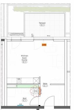 Foto - 1 Zimmer Erdgeschoßwohnung zur Miete in Schönaich