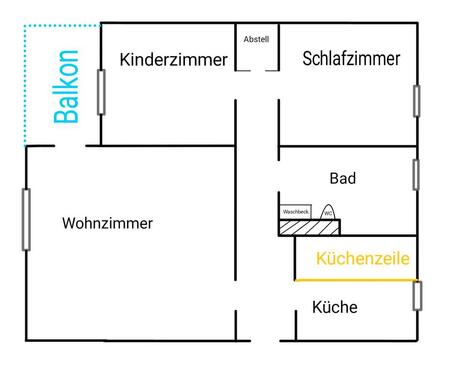 Foto - 3-Zimmer Wohnung Freiburg Landwasser zu vermieten
