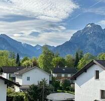 Ferienapartment mit Balkon, Berg- und Schlossblick in Füssen
