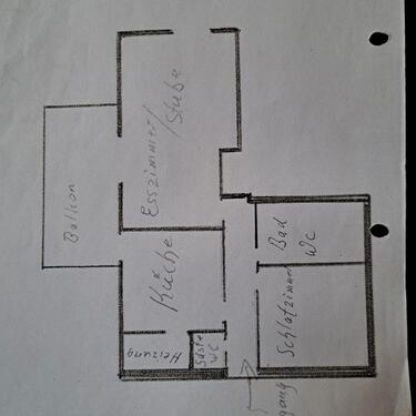 Foto - 2‑ZKB‑Oberwohnung mit großem Balkon in Papenburg (Untenende)