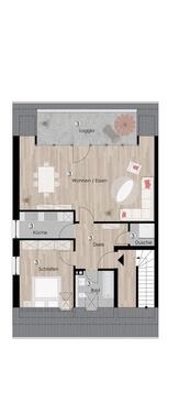 Foto - Dachgeschoßwohnung in Bonn zur Miete