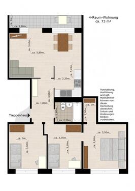 Foto - Etagenwohnung in Dessau-Roßlau