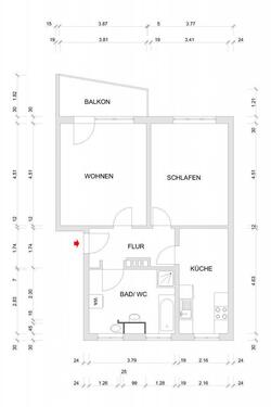 Foto - 2 Zimmer Etagenwohnung zur Miete in Chemnitz