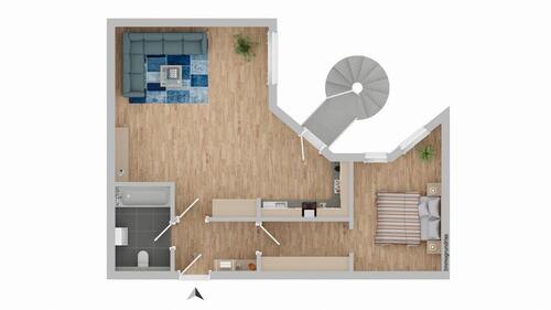 Foto - 2 Zimmer Etagenwohnung zur Miete in Erfurt