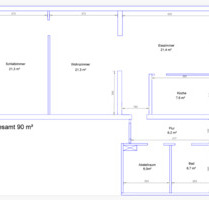 Helle Souterrainwohnung zu vermieten - Nettersheim