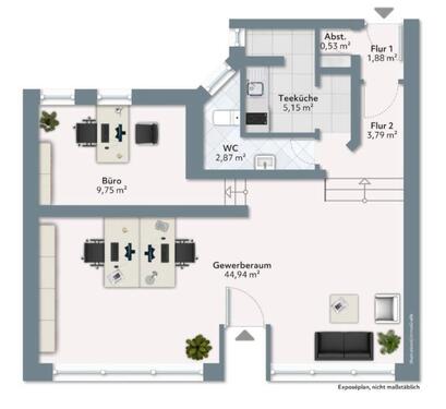 Foto - Top-Lage Hannover Nordstadt: Renovierte Gewerbefläche