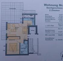 2-Zi.-DG-Wohnung zu vermieten - Nähe Therme in Waldrandlage - Böblingen