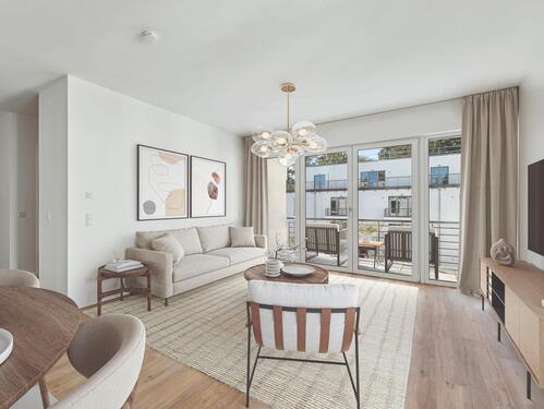 Foto - Modern wohnen & draußen genießen – 3 Zimmer mit Terrasse & Einbauküche