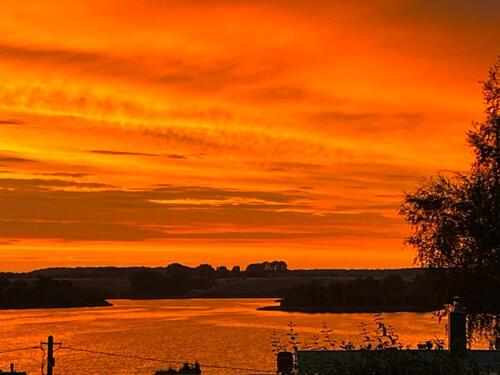 Foto - Blick auf den See - großer Bungalow zur Dauermietee