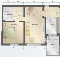 Grüne Oase in Frankfurt — 2 Zimmer mit großzügigem Balkon - Frankfurt am Main Nord-West